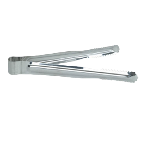 Thunder Group SLBT115 11 1/2"L Stainless Pastry Tongs - 1, (dozen)-cityfoodequipment.com