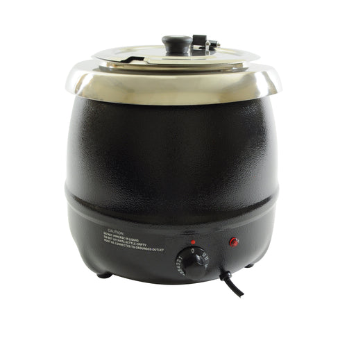 Thunder Group SEJ35000C 10 1/2 qt Countertop Soup Warmer w/ Adjustable Temperature Controls, 120v - 1, (each)-cityfoodequipment.com