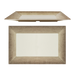 Thunder Group SD3324J 24" x 18" Rectangular Jazz Platter - Melamine, Beige - 2, (each)-cityfoodequipment.com