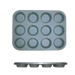 Thunder Group SLKMP012 12 Compartment Muffin Pan w/ Non-Stick Coating, Carbon Steel - 24, (each)-cityfoodequipment.com