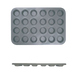 Thunder Group SLKMP124 24 Compartment Mini Muffin Pan w/ Non-Stick Coating, Carbon Steel - 24, (each)-cityfoodequipment.com