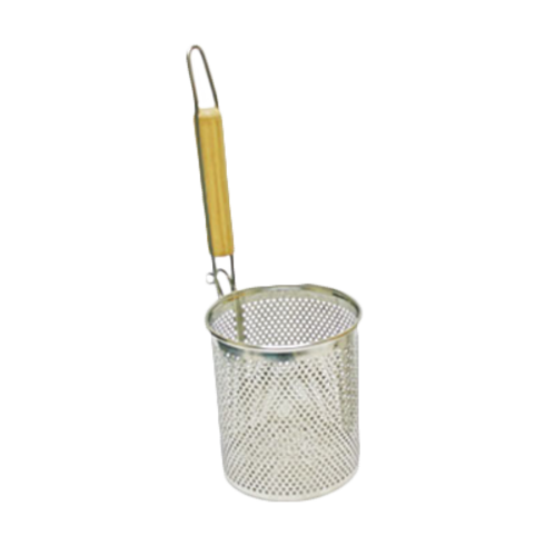 Thunder Group SLNS536 5 1/2" Mesh Noodle Skimmer - Wood Handle, Stainless Steel - 36, (each)-cityfoodequipment.com