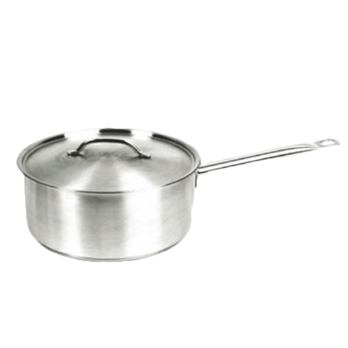 Thunder Group SLSSP4076 7 5/8 qt Stainless Steel Saucepan w/ Hollow Metal Handle-cityfoodequipment.com