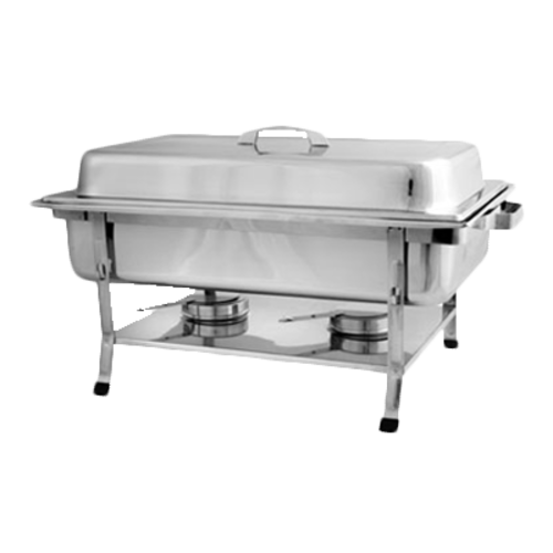 Thunder Group SLRCF002 Full Size Chafer w/ Lift Off Lid & Chafing Fuel Heat - 1, (set)-cityfoodequipment.com