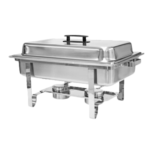 Thunder Group SLRCF001 Full Size Chafer w/ Lift Off Lid & Chafing Fuel Heat - 1, (set)-cityfoodequipment.com