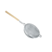 Thunder Group SLSTN3312R 11 3/4" Strainer w/ Double Fine Mesh & Wooden Handle, Nickle Plated - 6, (each)-cityfoodequipment.com