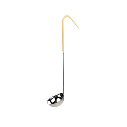 Thunder Group SLOL204 3 oz SLOL Series Serving Ladle - Stainless Steel, Ivory Vinyl Handle - 12, (each)-cityfoodequipment.com