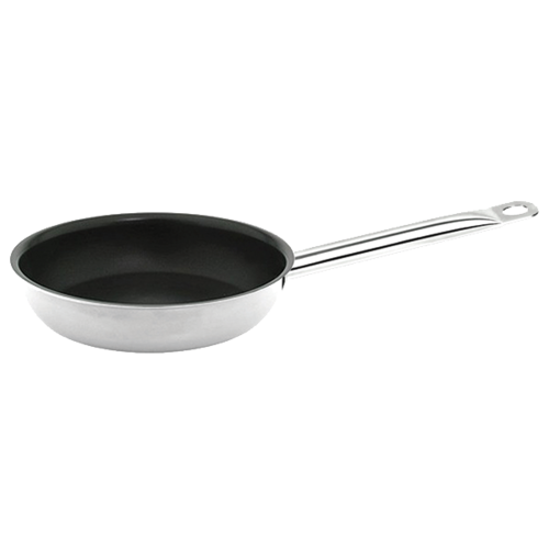 Thunder Group SLSFP4111 11" Non Stick Stainless Steel Frying Pan w/ Hollow Metal Handle-cityfoodequipment.com