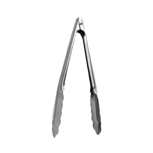 Thunder Group SLTHUT212 12"L Stainless Utility Tongs - 12, (each)-cityfoodequipment.com
