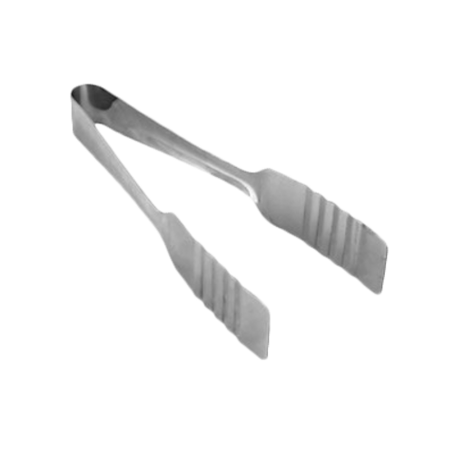 Thunder Group SLTG607 7 1/2"L Stainless Pastry Tongs - 12, (each)-cityfoodequipment.com