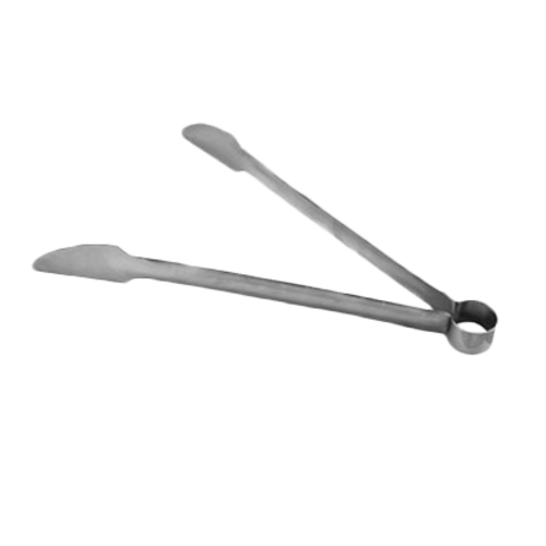 Thunder Group SLTG310 10 1/2"L Stainless Hamburger Tongs - 12, (each)-cityfoodequipment.com