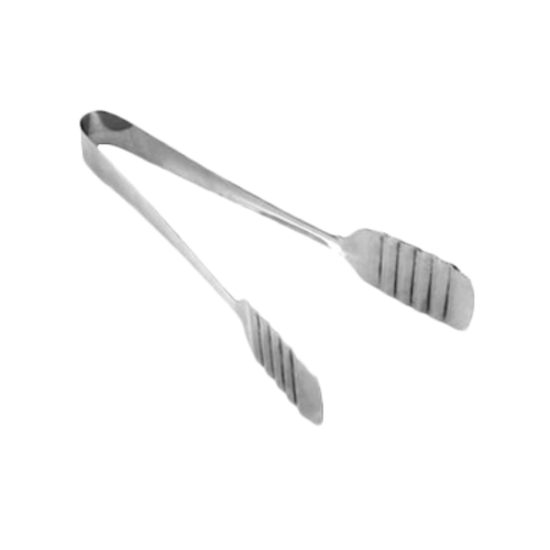 Thunder Group SLTG608 9"L Stainless Pastry Tongs - 12, (each)-cityfoodequipment.com