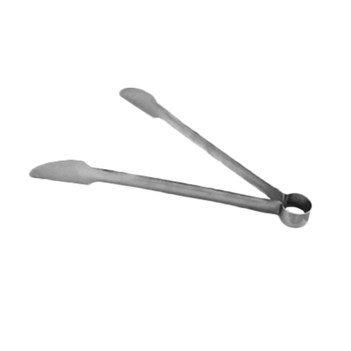 Thunder Group SLTG309 9"L Stainless Hamburger Tongs - 12, (each)-cityfoodequipment.com