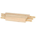 Thunder Group WDRNP018 18" Rolling Pin w/ 3 1/4" Barrel, Wood - 6, (each)-cityfoodequipment.com