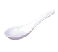 Town 1 oz Chinese Soup Spoon, Melamine White, 5 5/8 in (22801)-cityfoodequipment.com