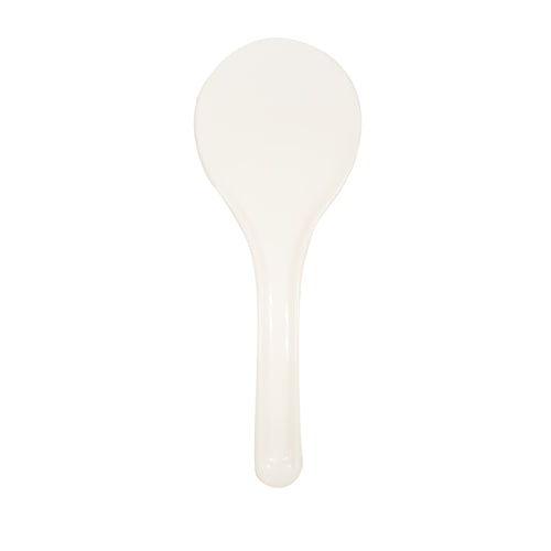 Town White Plastic Rice Paddle, 8 in (22805)-cityfoodequipment.com