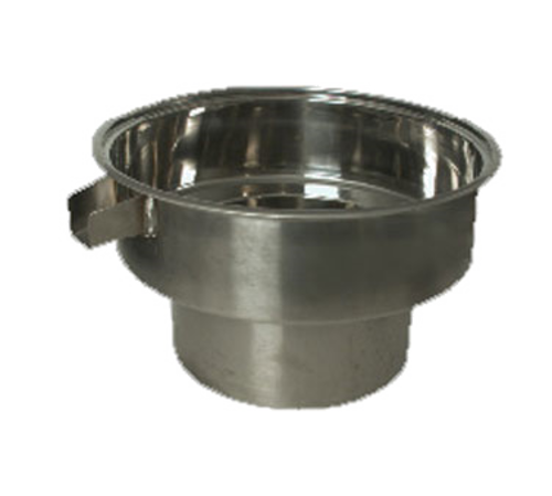 Town 33 qt Stainless Blanch Pot, With Overflow Fits 16" Chamber, NSF (229016B)-cityfoodequipment.com