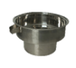 Town 64 qt Stainless Blanch Pot, With Overflow, Fits 22" Chamber, NSF (229022B)-cityfoodequipment.com