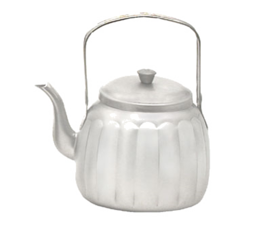 Town 48 oz Stainless Teapot w/ Gooseneck Spout, Pivot Handle With Knob (24148)-cityfoodequipment.com