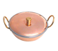Town 22 oz Wok, With Cover Round, 2 Handles, Copper Exterior, Stainless Interior (25266)-cityfoodequipment.com