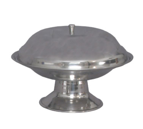 Town Stainless Compote Dish, Footed Base, Without Cover, 8 1/2 in (25285)-cityfoodequipment.com