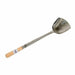Town Stainless Wok Shovel 4 X 4 1/2 in, Wood Handle, 16 in (33942)-cityfoodequipment.com