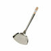 Town Stainless Wok Shovel 3 1/2 X 4 in, Wood Handle, 16 1/2 in (33973)-cityfoodequipment.com