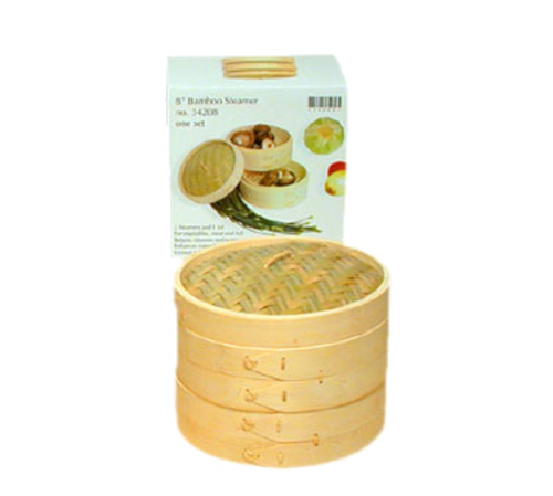 Town 8" Steamer Basket Cover, Bamboo (34208C)-cityfoodequipment.com
