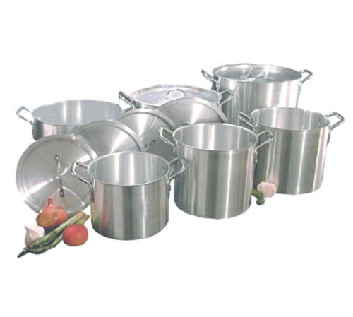 Town 12 piece Aluminum Stock Pot Set w/ Covers (34632)-cityfoodequipment.com