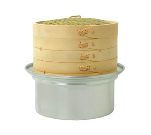 Town Bamboo Steamer Pan, Fits 12" Steamer, 13 3/4 in, Aluminum (34642)-cityfoodequipment.com