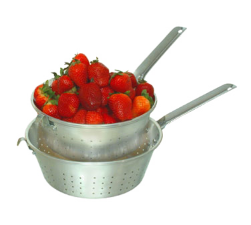 Town 10" Strainer, With Handle And Hook, Aluminum (37910H)-cityfoodequipment.com