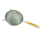 Town 6 1/4" Diameter Double Mesh Strainer, Wood Handle, Stainless (42406-S)-cityfoodequipment.com