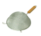 Town 8" Diameter Double Mesh Strainer, Wood Handle, Stainless (42408-S)-cityfoodequipment.com