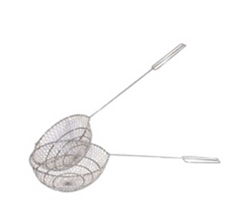 Town 7" Diameter Bird's Nest Skimmer, Stainless (42527)-cityfoodequipment.com