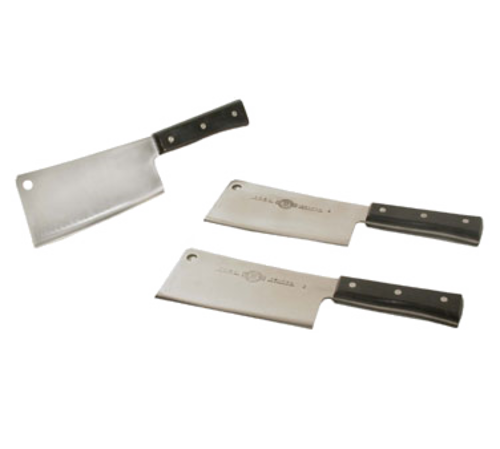 Town 7" Bone Cleaver w/ Black Handle, Stainless Steel (47330)-cityfoodequipment.com