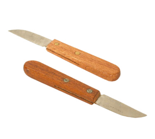 Town Onion Knife w/ 2 1/2 X 3/4" Stainless Blade & Riveted Wood Handle (47402)-cityfoodequipment.com