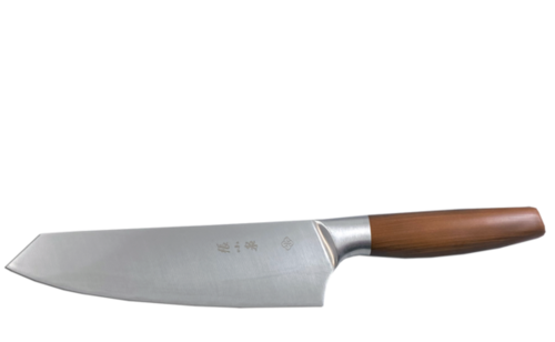 Town 7 1/2" Chinese Chef's Knife w/ Wood Handle, Stainless Steel (47410)-cityfoodequipment.com