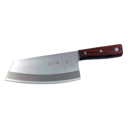 Town 7 1/2" Rocking Cleaver w/ Wood Handle, Stainless Steel (47421)-cityfoodequipment.com