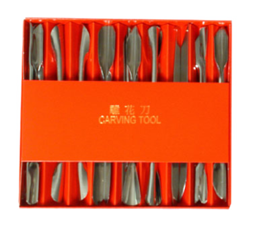 Town 6 1/2" Garnishing Kit, 17 Piece, Stainless (48677)-cityfoodequipment.com