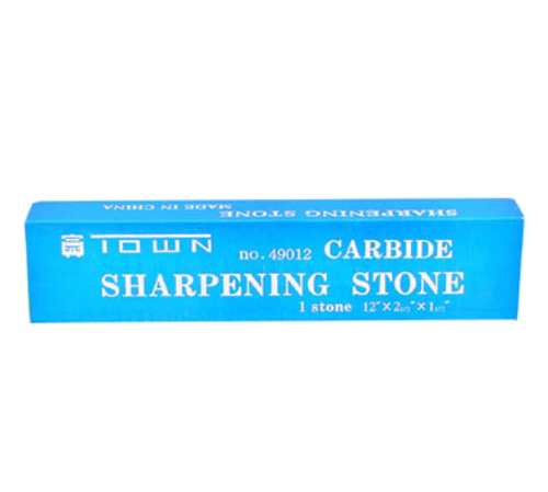 Town 12" Double Sided Sharpening Stone, Fine/Coarse, Silicon Carbide (49012)-cityfoodequipment.com