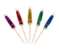 Town 4" Wood Parasol Pick, Assorted Colors (51800)-cityfoodequipment.com