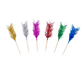 Town 6 1/4" Wood Frill Pick, Assorted Colors (51805)-cityfoodequipment.com
