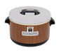 Town 12 qt Sushi Rice Container, Wood Grain Exterior (56912W)-cityfoodequipment.com