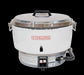 Town 55 Cup Commercial Rice Cooker, Steel Handles, Aluminum Exterior, Liquid Propane (RM-55P-R)-cityfoodequipment.com