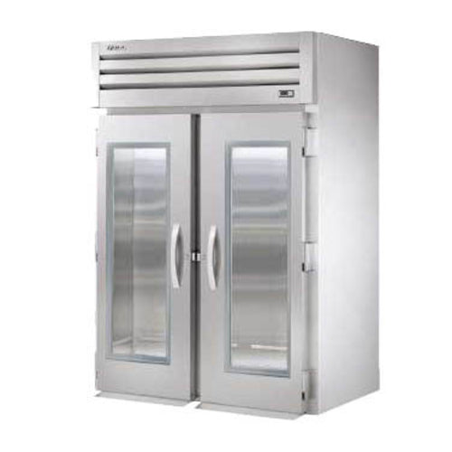 True STA2RRI-2G-HC 68" Two Section Roll In Refrigerator, (2) Left/right Hinge Glass Doors, 115v-cityfoodequipment.com