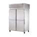 True STG2RPT-4HS-4HS 52 5/8" Two Section Pass-Thru Refrigerator, (8) Left/right Hinge Solid Doors, 115v-cityfoodequipment.com