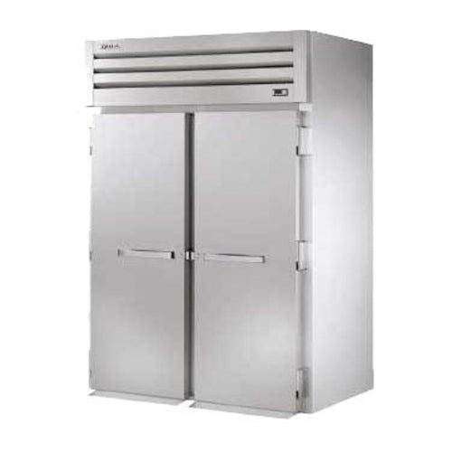 True STG2RRT-2S-2S-HC 68" Two Section Roll Thru Refrigerator, (4) Left/right Hinge Solid Doors, 115v-cityfoodequipment.com