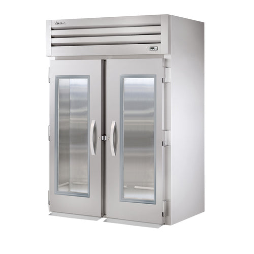 True STR2RRI-2G-HC 68" Two Section Roll In Refrigerator, (2) Left/right Hinge Glass Doors, 115v-cityfoodequipment.com