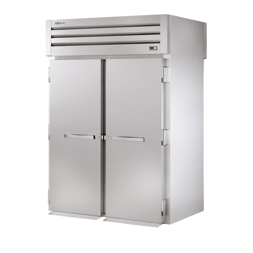 True STR2RRT-2S-2S-HC 68" Two Section Roll Thru Refrigerator, (4) Left/right Hinge Solid Doors, 115v-cityfoodequipment.com