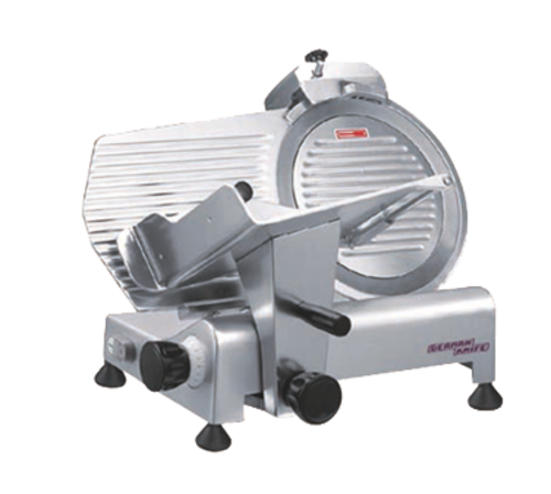 Bake Tech Innovation Manual Meat Slicer w/ 12" Blade, Belt Driven, Aluminum, 1/2 hp (GS-12LD)-cityfoodequipment.com